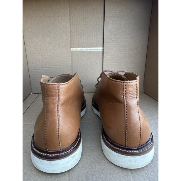 Coach G1416 Men's 10.5 Leather Chukka Boots Tan Brown Lace Up Casual Dress - Picture 7 of 13